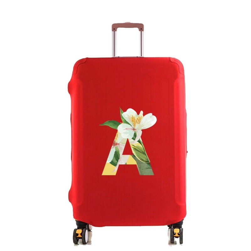 Luggage Suitcase Cover Protector Elastic Dust Case18~28 Inch Protective Cover 2022 Travel Accessories Floral Letter Pattern