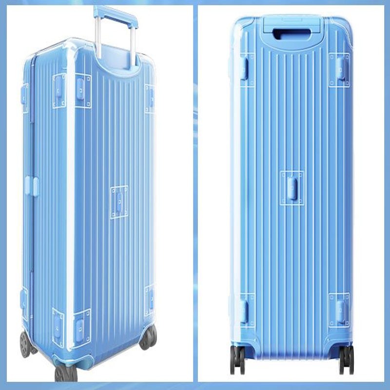 Clear Luggage Cover For Rimowa essential Trunk Plus 33inch Thicken PVC High Quality With Zipper
