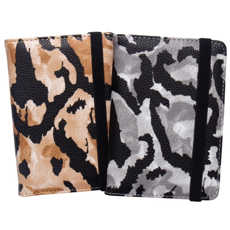 Zoukane Leopard Python Pattern Elastic Straps PU Leather Passoport Cover Case Holder Wallet Travel Accessories ZSPC64