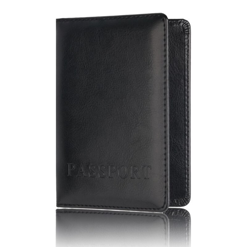 Retro PU Leather Passport Covers Travel Accessories ID Bank Credit Card Bag Men Women Passport Fashion leather Passport Holder