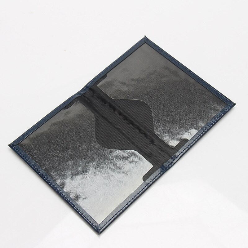 Business PU Leather Vaccination Card Protective Wallet Case Passport Cover Holder Vaccination Certificate Set Travel Accessories