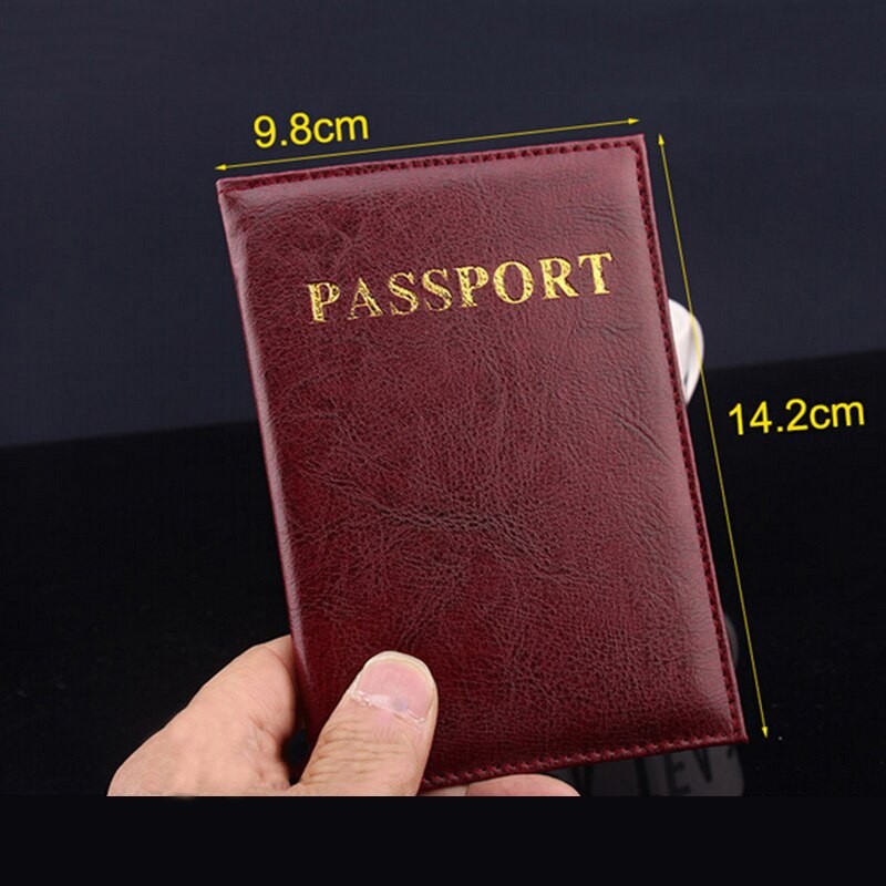 High quality New Passport Holder Protector Cover Wallet PU Cover 1PC