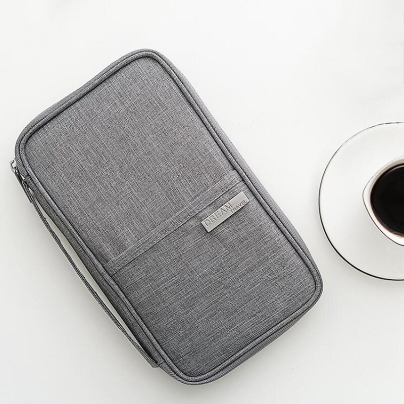 Large Travel Accessory Passport Cover Holder Women Men Multifunction Credit ID Card Bag Organizer Document Storage Money Wallet