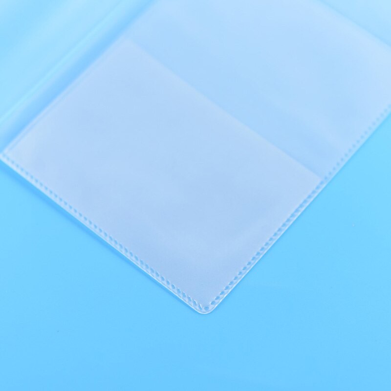 2PC Transparent Passport Holder Cover Package Travel Card Holder Bag For Travel