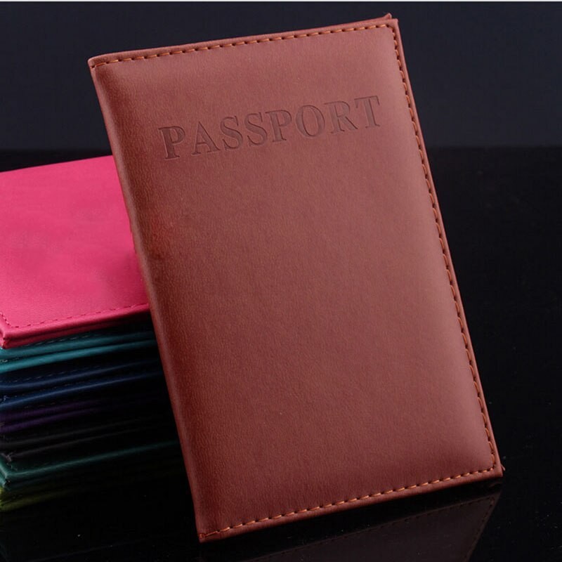 High quality Passport Holder Leather Travel Passport Cover Card Case Holder Women Men