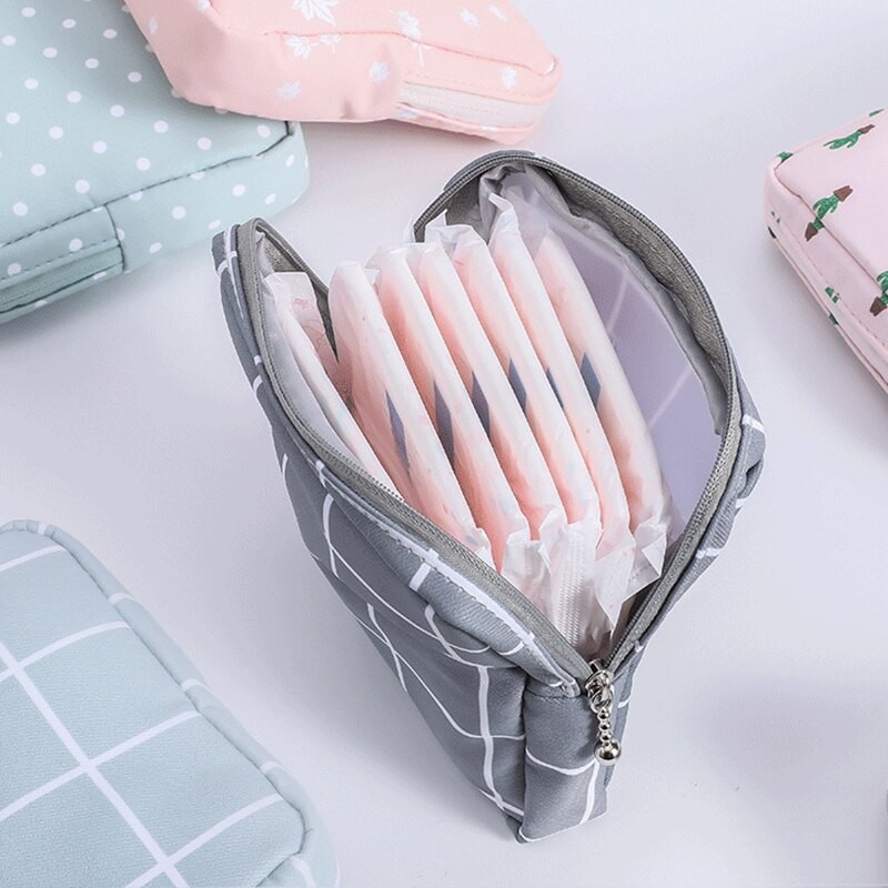 Coin Purse Sanitary Napkin Storage Bag Sanitary Napkin Storage Bag Girl's Portable Aunt Towel Storage Bag Sanitary Napkin Storag