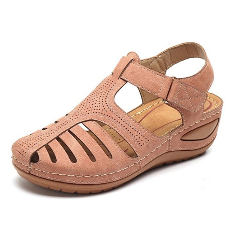 Shoes Fashion Women Sandals Soft Women Shoe Slip On Plus Size Walking Shoes Slipper Retro Footwear Female Zapatillas Muje