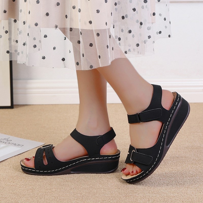 Women Sandals Fashion Shoes Casual Shoes For Women Slip On Comfortable Shoes Woman Slipper Retro Footwear Female Zapatillas Muje