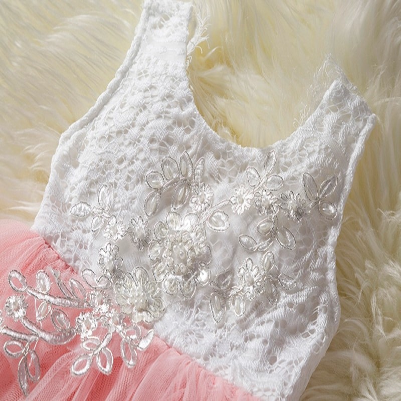 Girls Pink Summer Dress Sequined Evening Party Princess Velvet Tutu Gown Baby New Year Clothes Toddler Girl Xmas Dresses 2-6Y