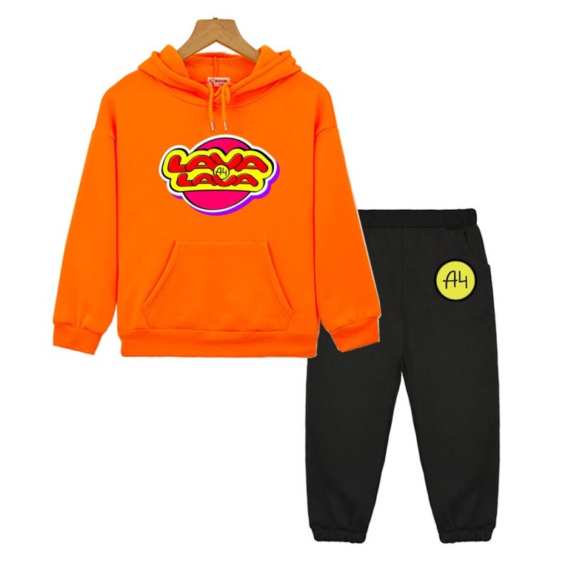 ÃÅ“ÃÂµÃ‘â‚¬Ã‘â€¡ ÃÂ4 VladA4 Fashion Anime Hoodies and Pants Set Cute Manga Sweatshirts Kawaii Cartoon Boys/girls Clothes High Street Pullover