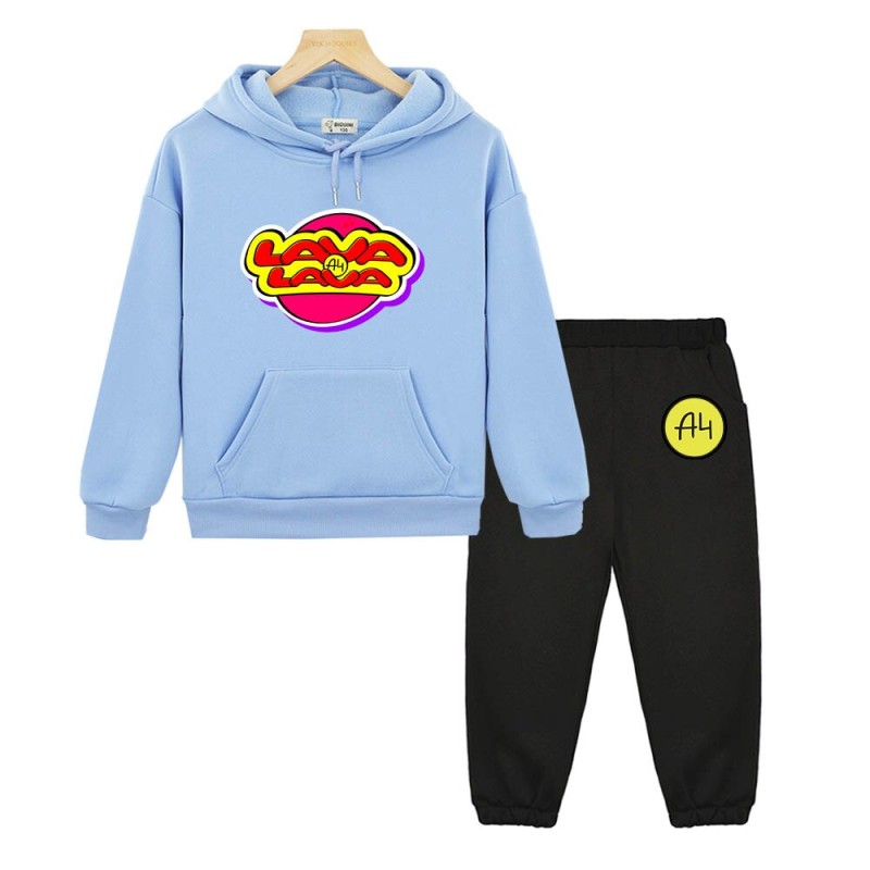 ÃÅ“ÃÂµÃ‘â‚¬Ã‘â€¡ ÃÂ4 VladA4 Fashion Anime Hoodies and Pants Set Cute Manga Sweatshirts Kawaii Cartoon Boys/girls Clothes High Street Pullover