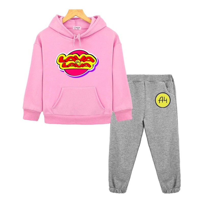 ÃÅ“ÃÂµÃ‘â‚¬Ã‘â€¡ ÃÂ4 VladA4 Fashion Anime Hoodies and Pants Set Cute Manga Sweatshirts Kawaii Cartoon Boys/girls Clothes High Street Pullover