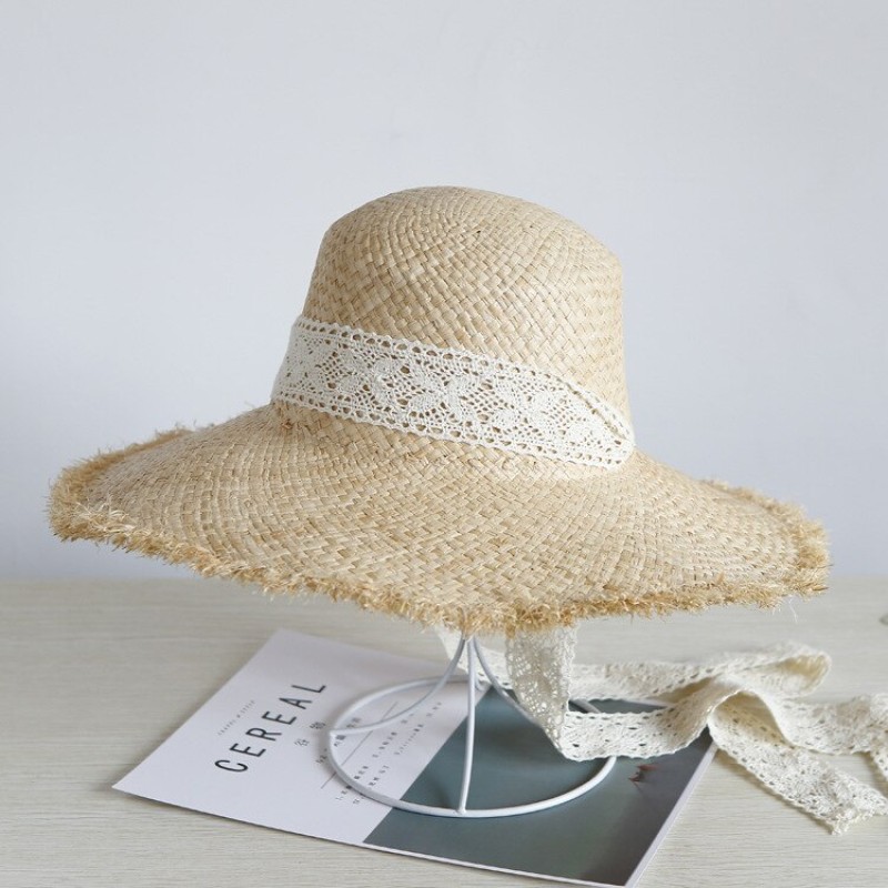 Family Matching Summer Hats Mom And Me Bow Lace Straw For Kids Women Girl Lady Daughter Star Sun Bohemia Beach Wear Accessories