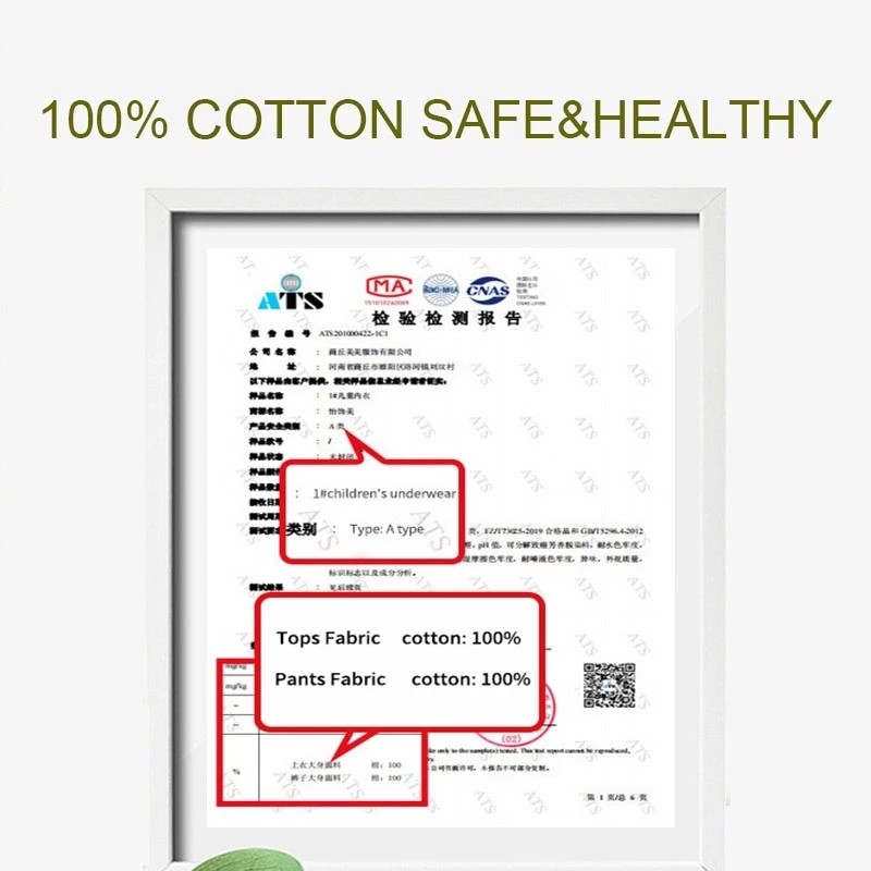 Soft Breathable Cotton Baby Children Pajamas Set Cute Cartoon Long Sleeve Home Sleepwear Set for 0-5 Years Old