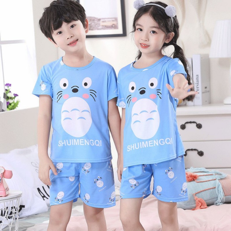 Baby Kids Pajamas Boys Cotton Clothes Pants Set Cartoon Sleepwear Kids Pajamas For Girls Toddler Baby Outfits Child Pyjama