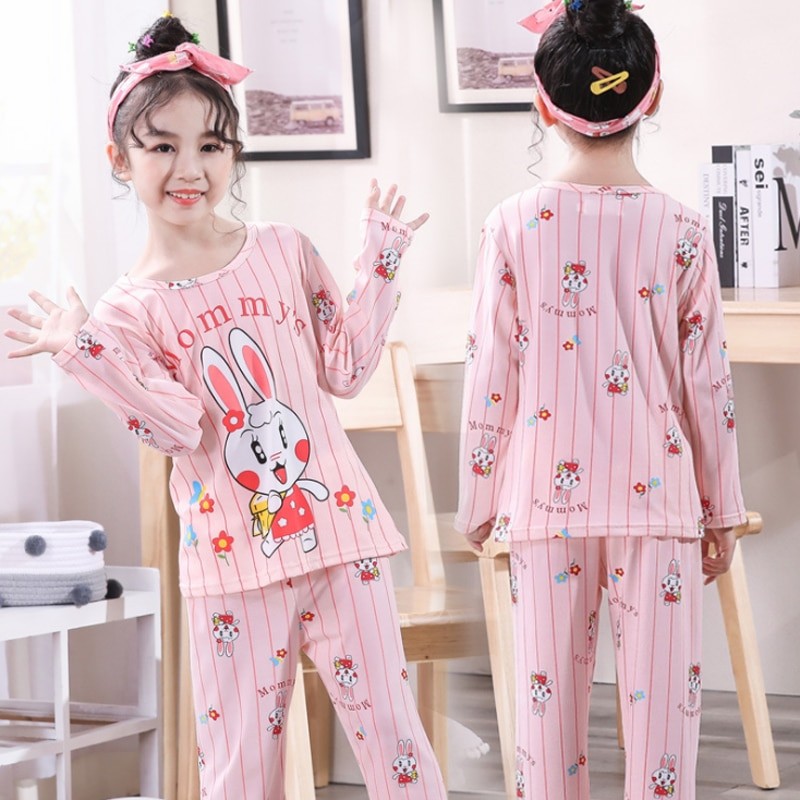 Spring Autumn Children Pajamas Winter Long Sleeve Children's Clothing Sleepwear Cotton Pyjamas Sets For Kids
