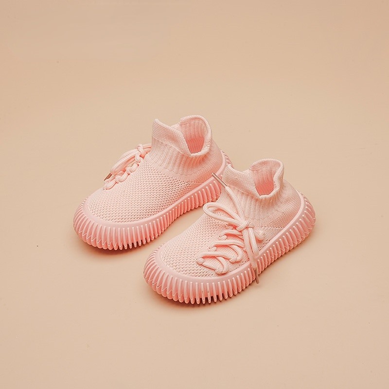 2023 New Casual Sneaker for Children Boys Girls Breathable Soft Toddler Boy Shoes Black Pink Green Anti-slip Running Sport Shoes