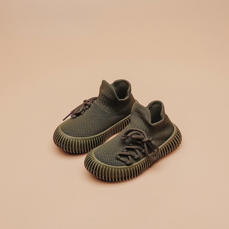 2023 New Casual Sneaker for Children Boys Girls Breathable Soft Toddler Boy Shoes Black Pink Green Anti-slip Running Sport Shoes