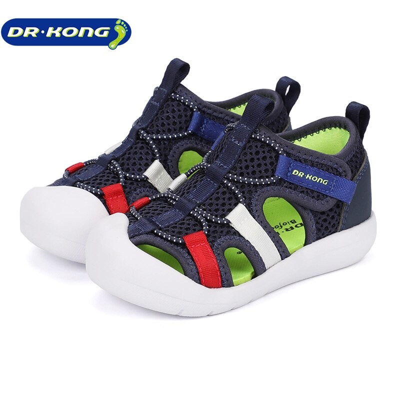 Dr Kong Toddler Shoes Casual Breathable Comfortable Sandals Dark Blue Summer Boys Infant Shoes