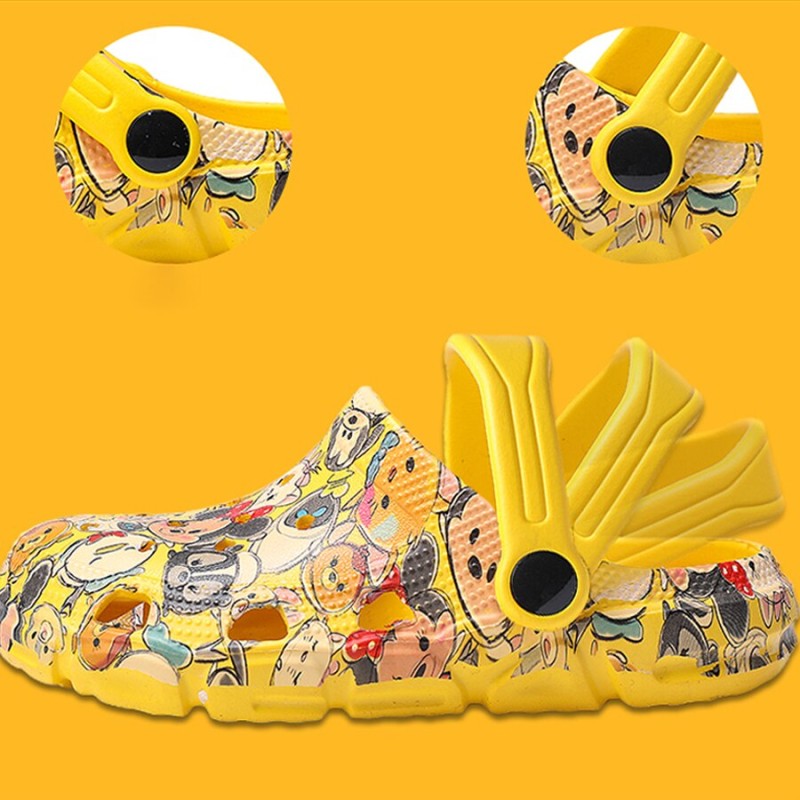 Kids Colgs 2022 Summer Fashion Cartoon Pattern Sandals for Boys Lightweight Beach Shoes Casual Shoes Girl Non-slip Free Shipping
