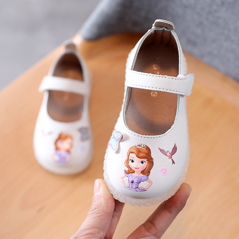 DisneyÃ‚Â FrozenÃ‚Â ElsaÃ‚Â PrincessÃ‚Â DesignerÃ‚Â FlatÃ‚Â ShoesÃ‚Â ArtifialÃ‚Â LeatherÃ‚Â KidsÃ‚Â SlipÃ‚Â onÃ‚Â BabyÃ‚Â GirlsÃ‚Â ShoesÃ‚Â ChildÃ‚Â Flats