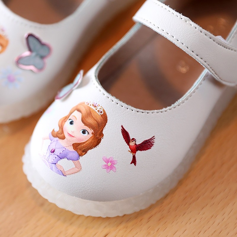 DisneyÃ‚Â FrozenÃ‚Â ElsaÃ‚Â PrincessÃ‚Â DesignerÃ‚Â FlatÃ‚Â ShoesÃ‚Â ArtifialÃ‚Â LeatherÃ‚Â KidsÃ‚Â SlipÃ‚Â onÃ‚Â BabyÃ‚Â GirlsÃ‚Â ShoesÃ‚Â ChildÃ‚Â Flats