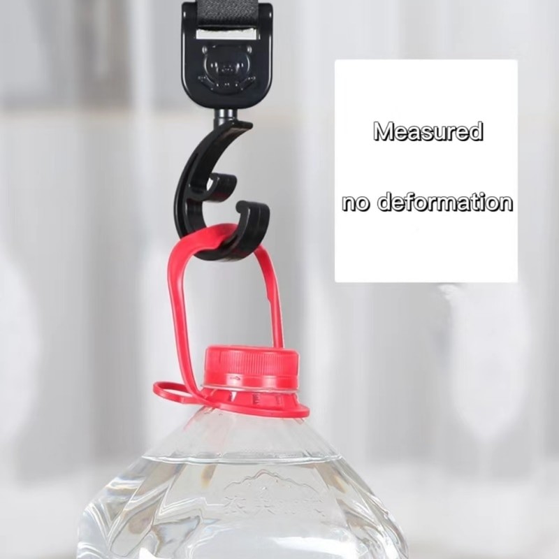 2 PCS Cartoon Stroller Accessories-Degree Large Hook Umbrella Car Hook and Loop Stroller Hook