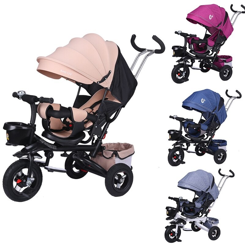 Tricycles for Children Portable Folding Bebe Bik Baby Car Children's Bicycles Three Wheels 1-6 Years Old Baby Stroller Gifts