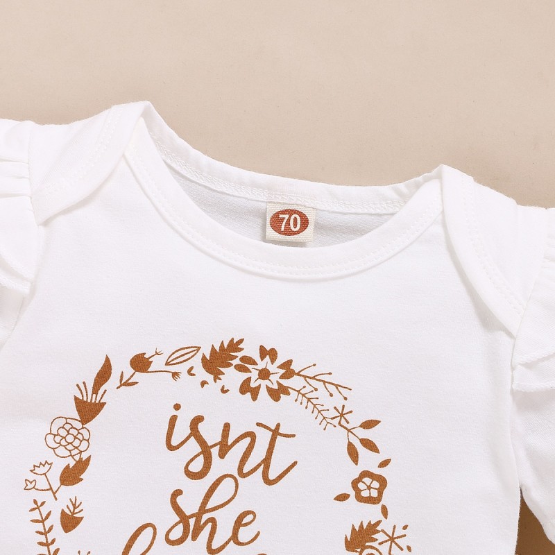 0-18 Months Baby Girls Clothes Romper Dot Pant with Elastic Waistband and Dot Headband with Bowknot 3Pcs Casual Outfits Set