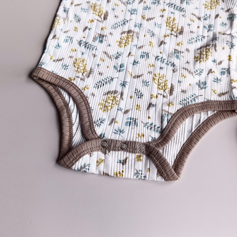 2022 Baby Girl New Clothes Set Print Soft Cotton Bodysuit Shorts Clothing Set Toddler Comfortable Baby Boy Romper Bloomers