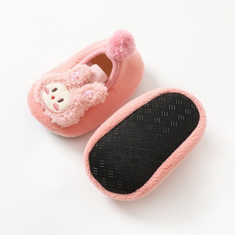 Baby Warm Winter Cartoon Boots Toddler Soft Sole Anti-Slip Infant Prewalker Newborn Crib Sock Shoes First Walkers