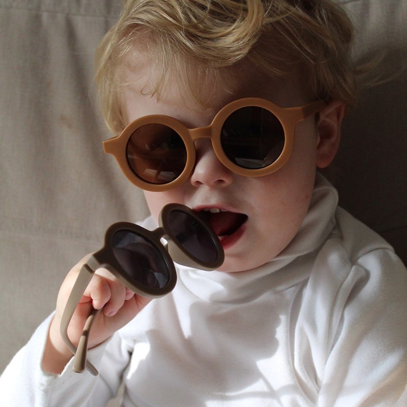 Children Sunglasses Cute Round Sunglasses for Kids Girls Boys Sun Glasses UV400 Protection