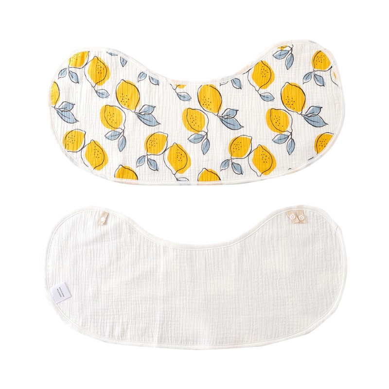 Kangobaby #My Soft Life# New Arrival All Season 6 Layers Baby Muslin Burp Cloth 100% Cotton Breathable Antibacterial Newborn Bib