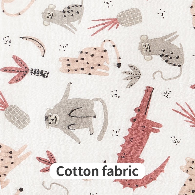 Kangobaby #My Soft Life# New Arrival All Season 6 Layers Baby Muslin Burp Cloth 100% Cotton Breathable Antibacterial Newborn Bib