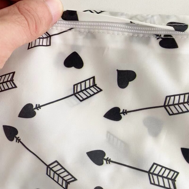 Wet Dry Bag With Two Zippered For Baby Diapers Nappies Waterproof Reusable