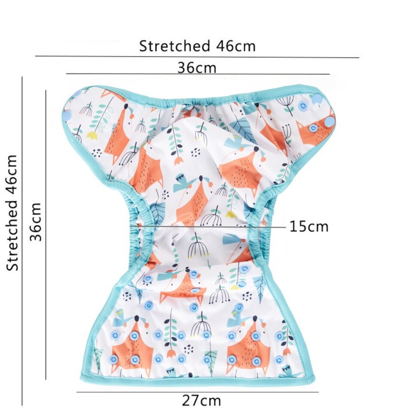 Happyflute Adjustable And Comfortable Diaper Cover Waterproof Cover Eco-Friendly Diaper Cover