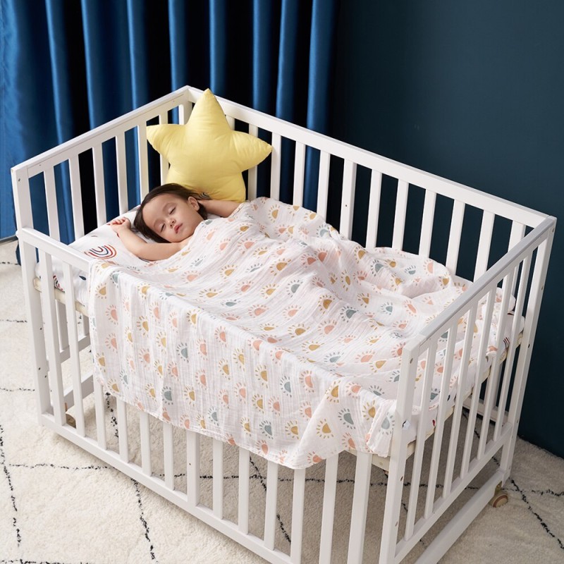 Kangobaby #My Soft Life# All Season Muslin Swaddle Blanket Newborn Bath Towel Multi Designs Functions Baby Wrap Infant Quilt