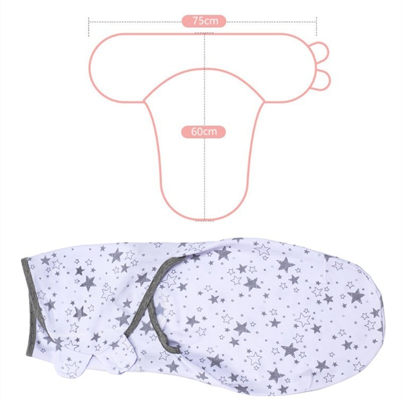 New Baby Sleeping Bag Newborn Swaddle Up Envelope cocoon Wrap Swaddle Soft 100% Cotton Sleep Blanket Baby Blankets