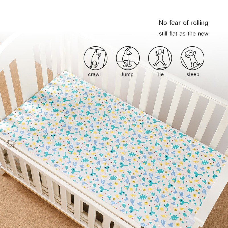 Goodbaby Baby Fitted Crib Sheets Mattress 70x130 CM Bed Cover Cotton Baby Changing Pad For Standard Crib And Toddler Mattresses
