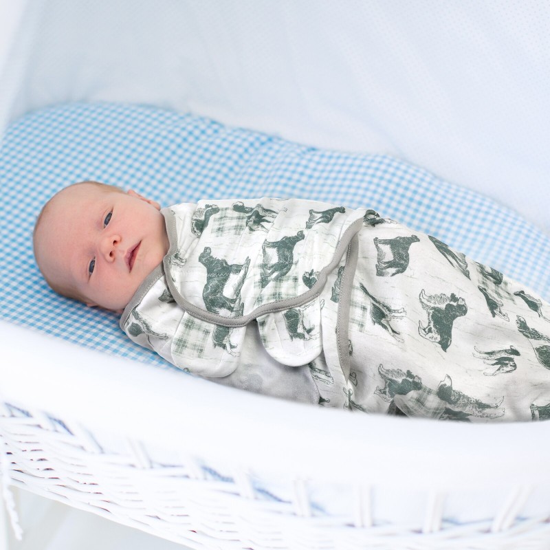 2Pcs Baby Swaddle Blanket Swaddle Wrap for Infant Adjustable Newborn Swaddle Organic Cotton Baby Swaddle for Boys &amp; Girls