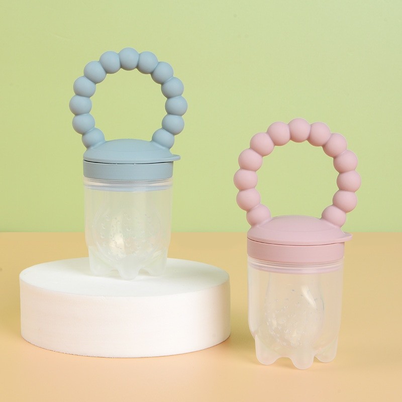1pcs Newborn Nipple Feeder Baby Nibble Fruit Feeding Food Grade Silicone Container Pacifier Bottles Infant Soother Teether Toys