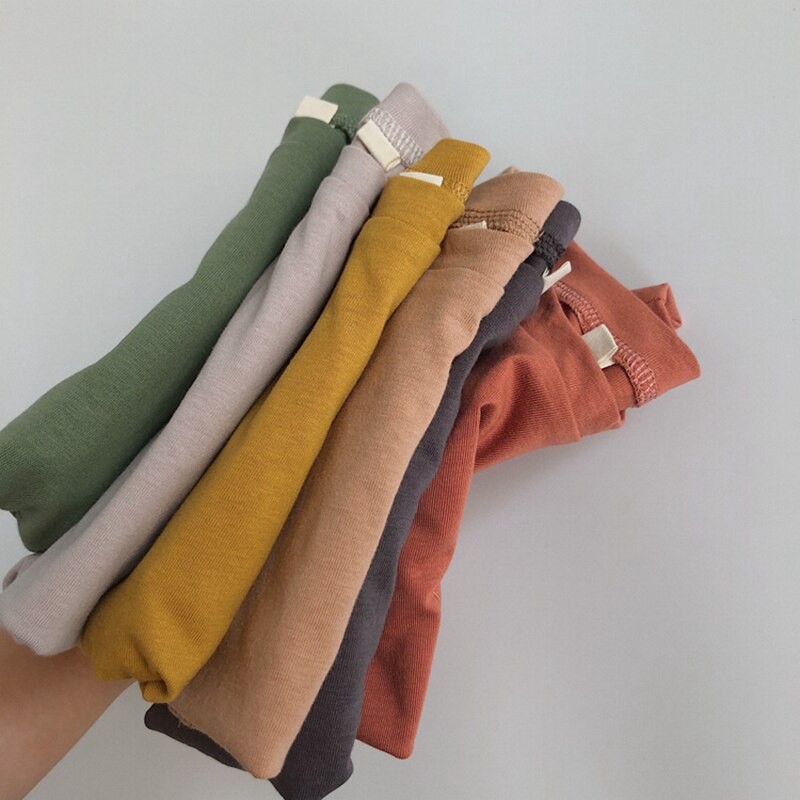 Kids Cotton T Shirt for Boys Summer Solid Girls Tops 8 Years Korea Girls Boutique Clothes Boys Tee Shirt Back To School Outfit