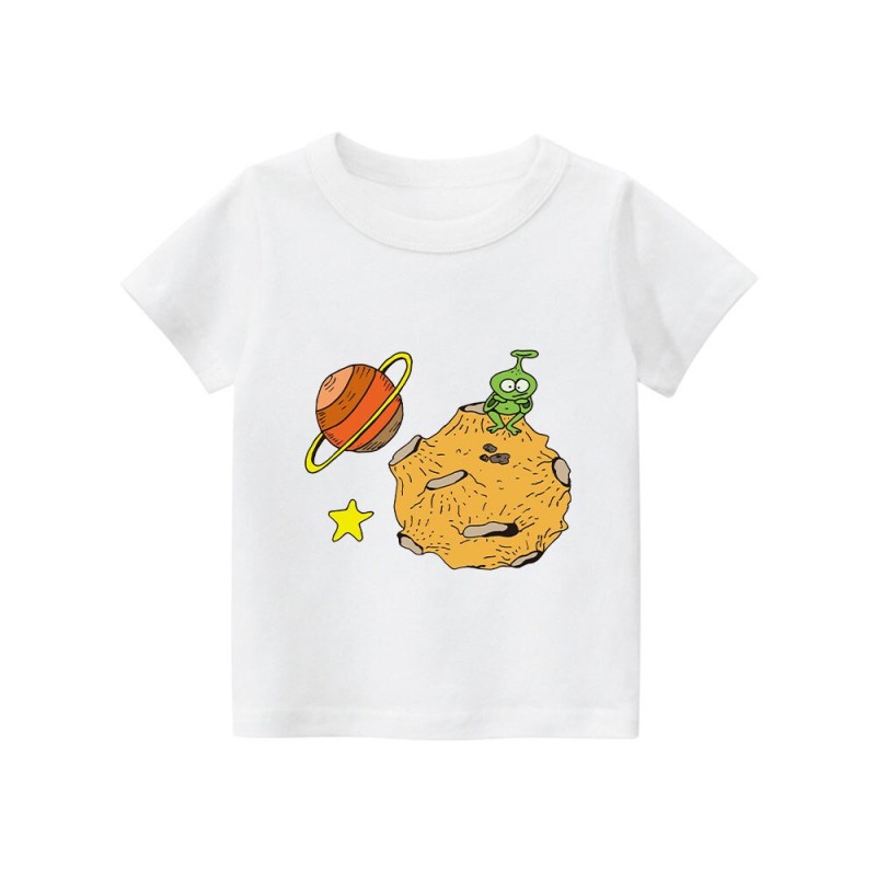 2023 Kids Baby Boys Girl T-shirt Basic Tee Clothes Cotton Solid Undershirt Bottoming Shirt Casual T-shirts Unisex Tops 2-7 Years