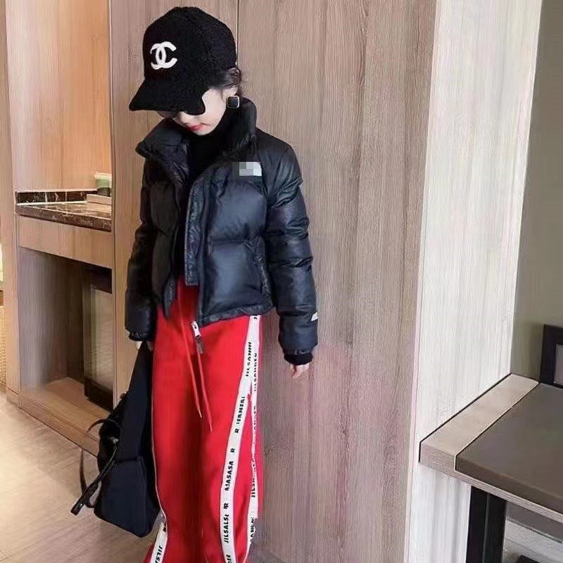 Winter Coat New Girls Loose Thick Cotton-padded Jacket Casual Warm Bread Clothes Children Winter Warm Tops