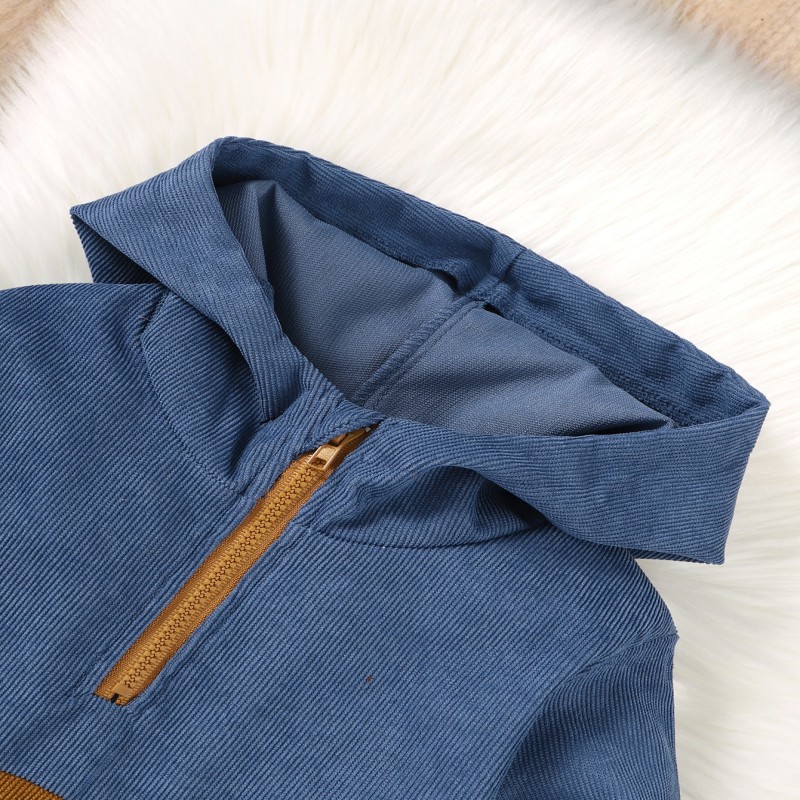 Boy Clothes Suit Fashion Long Sleeve Hooded Suit 2PCS Costume Children's Boy Suit Sport Outfit Set For 4-7 Years Old