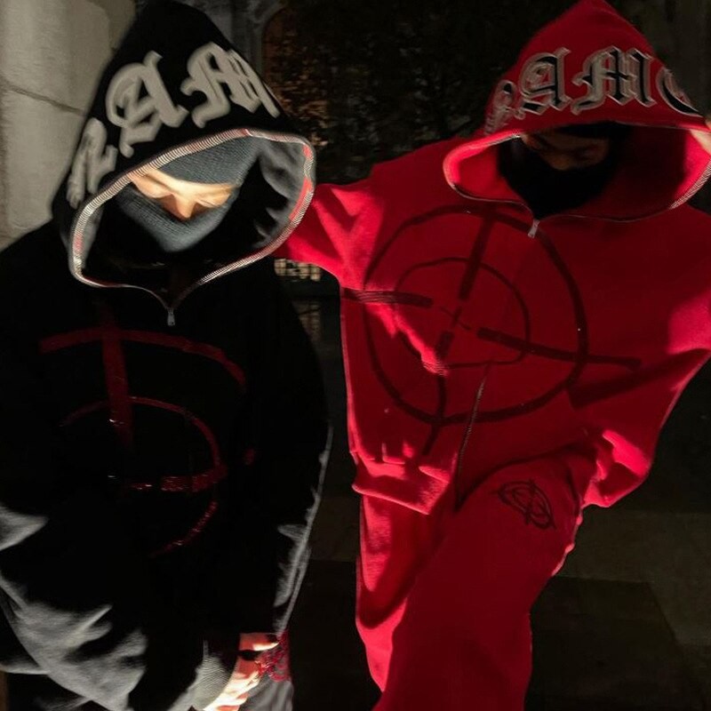 Autumn and Winter European and American Personality Street Hot Drill Embroidery Sweater Cardigan High Street Casual Coat Top