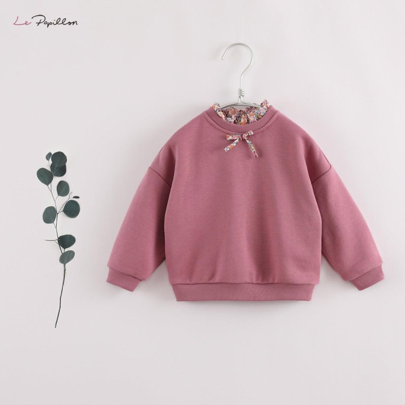 MARC&amp;JANIE Girls Sweatshirt LUFU French Series Girls Autumn Cotton Sweatshirt Kids Clothes Girls Tops Pullovers for Kids 220192