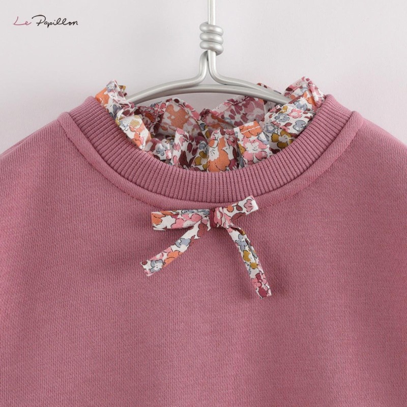 MARC&amp;JANIE Girls Sweatshirt LUFU French Series Girls Autumn Cotton Sweatshirt Kids Clothes Girls Tops Pullovers for Kids 220192