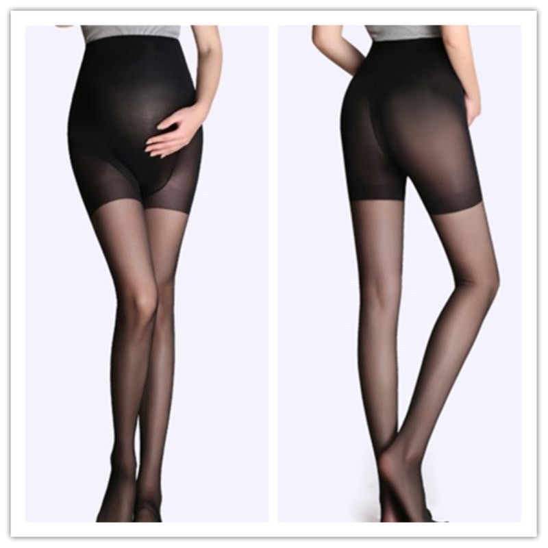 Pregnant Women's Stockings Fat mm Bottoming Socks Spring and Autumn Thin Pantyhose Women's Summer Ultra-Thin Anti-Hook Silk Larg