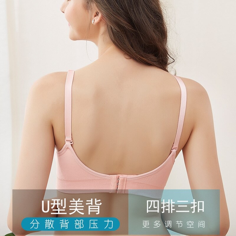 Nursing Bra Wirefree Breastfeeding Maternity Bras  for Pregnancy Clothes Prevent Sagging Women's Breathable Bra  Maternity Bra